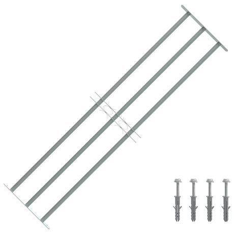 Vidaxl Window Protection Justerbar med 3 tværstænger 1000-1500 mm