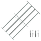 Vidaxl Window Protection Justerbar med 4 tværstænger 700-1050 mm