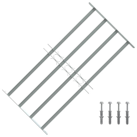 Vidaxl Window Protection Justerbar med 4 tværstænger 700-1050 mm