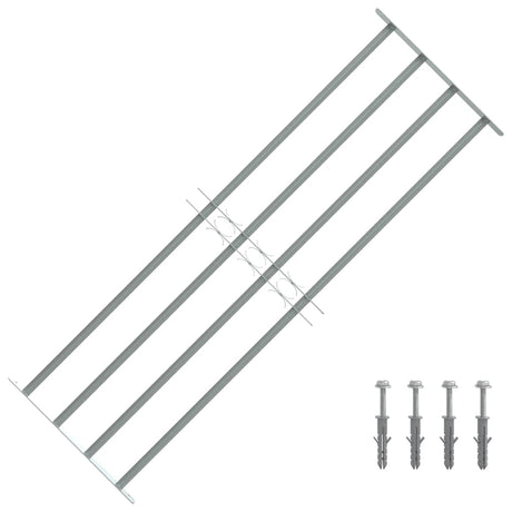 Vidaxl Window Protection Justerbar med 4 krydstænger 1000-1500 mm