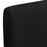 Vidaxl 6 Sted Covers Straight Stretch Black