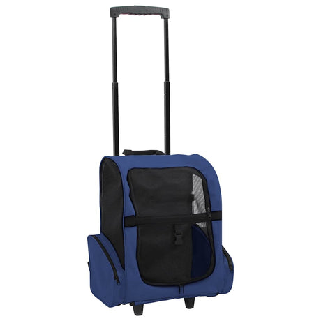 Vidaxl Pet Rolley Sammenfoldelig blå
