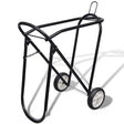 VidaXL sadelholder med folde metalhjul