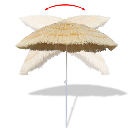 Vidaxl Strandparasol vippende Hawaii -stil