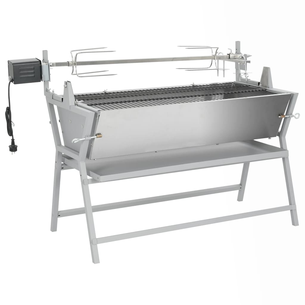 Vidaxx rotisserie grilljern og rustfrit stål