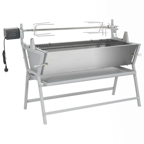 Vidaxx rotisserie grilljern og rustfrit stål