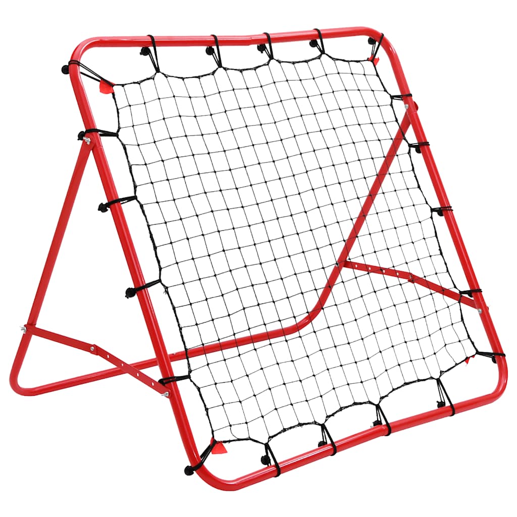 Vidaxl Fodboldbukseback Rebounder Justerbar 100x100 cm
