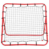 Vidaxl Fodboldbukseback Rebounder Justerbar 100x100 cm