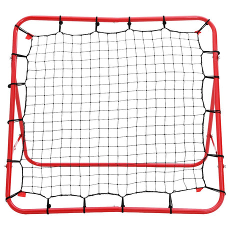 Vidaxl Fodboldbukseback Rebounder Justerbar 100x100 cm
