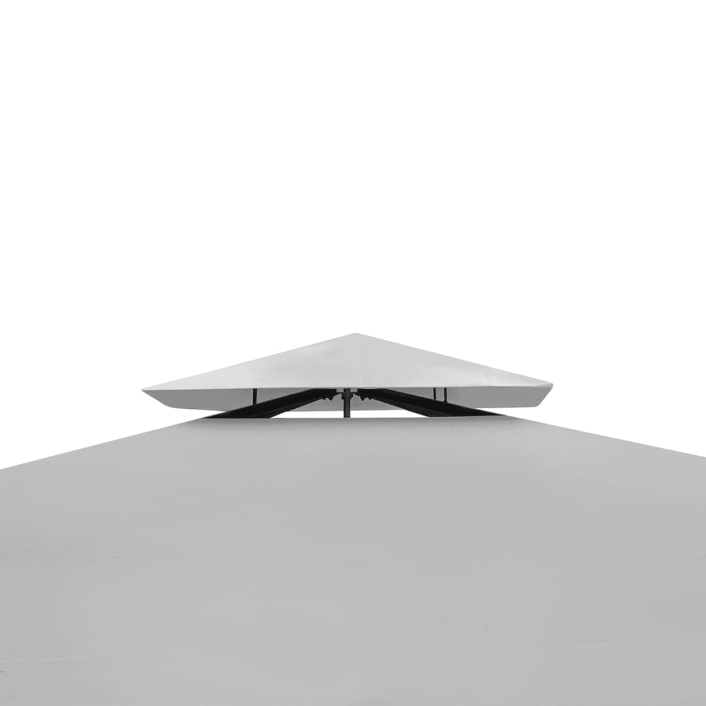 Vidaxl Arbor med tag 3x3 m fløde hvid