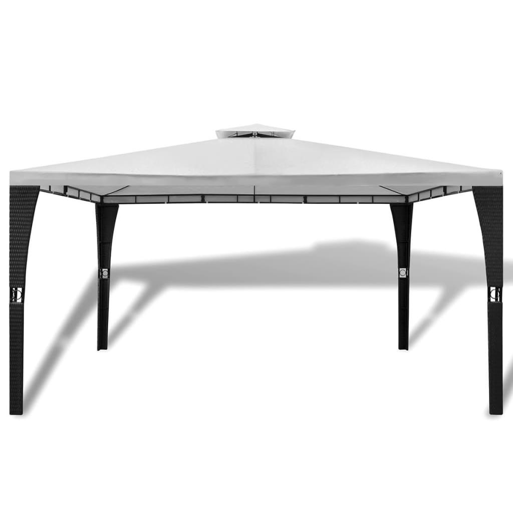 Vidaxl Arbor med tag 3x4 m fløde hvid