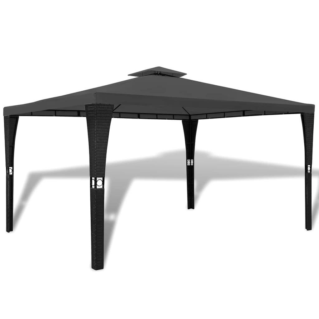 Vidaxl Arbor med tag 3x4 m mørkegrå