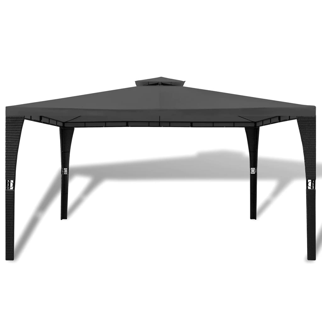 Vidaxl Arbor med tag 3x4 m mørkegrå