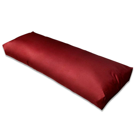 Vidaxl Back Pushion polstret 120x40x10 cm vin rød