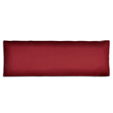 Vidaxl Back Pushion polstret 120x40x10 cm vin rød