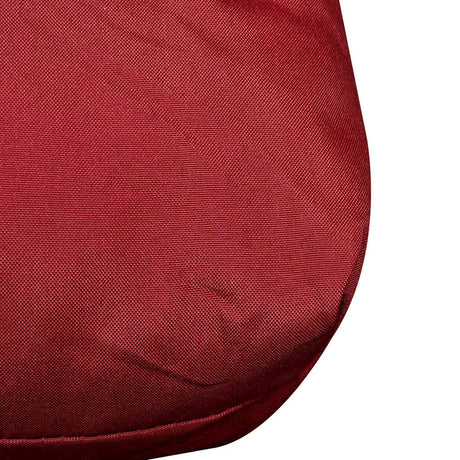 Vidaxl Back Pushion polstret 120x40x10 cm vin rød
