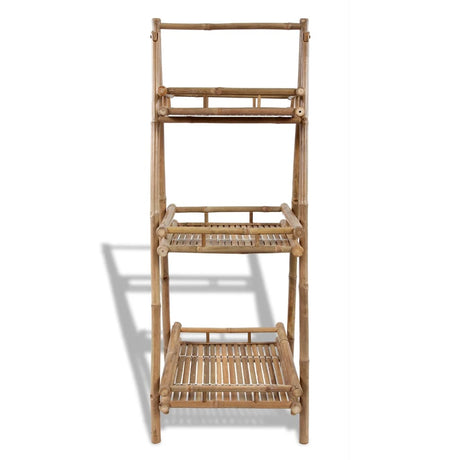 Vidaxl Plant Rack 3-lags sammenfoldelig bambus
