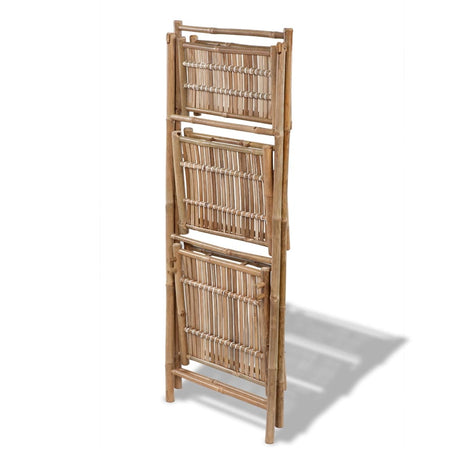 Vidaxl Plant Rack 3-lags sammenfoldelig bambus