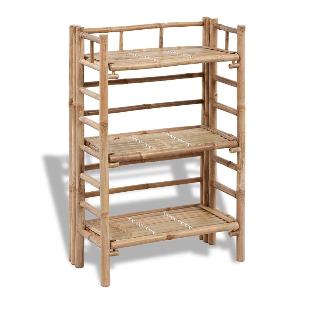 Vidaxl Plant Rack Bambus med 3 tavler