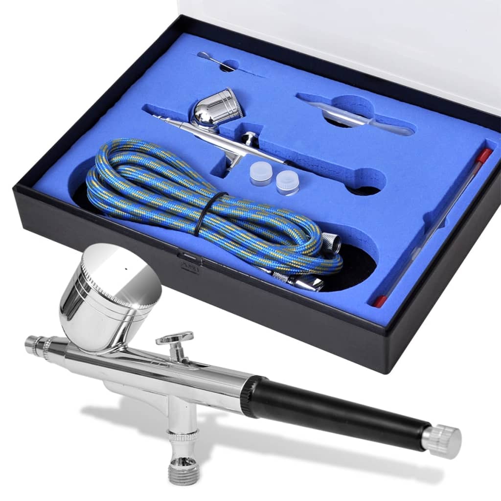 Vidaxl Airbrush satte 0,2 0,3 0,5 mm mundstykker