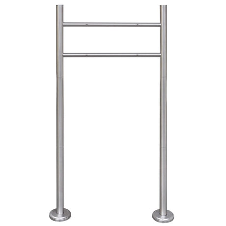 Vidaxl Letterbox Stand rustfrit stål