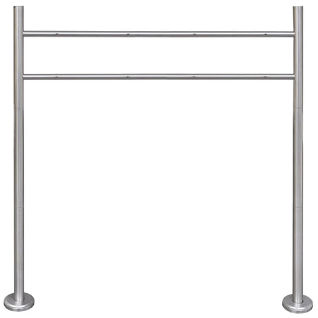 Vidaxl Letterbox Standard Double Letterbox Rustfrit stål