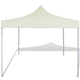 Vidaxl Parttent sammenfoldelig 3x3 m creme