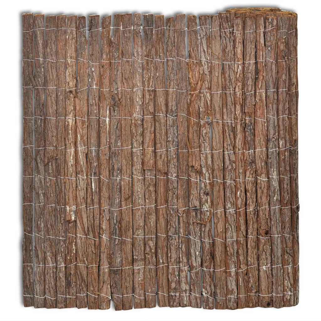 Vidaxl skærm 400x100 cm bark