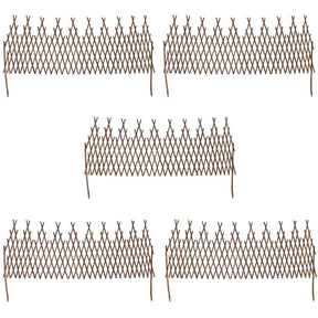 Vidaxl Willow Fence 5 PCS 170x37 cm