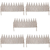 Vidaxl Willow Fence 5 PCS 170x37 cm