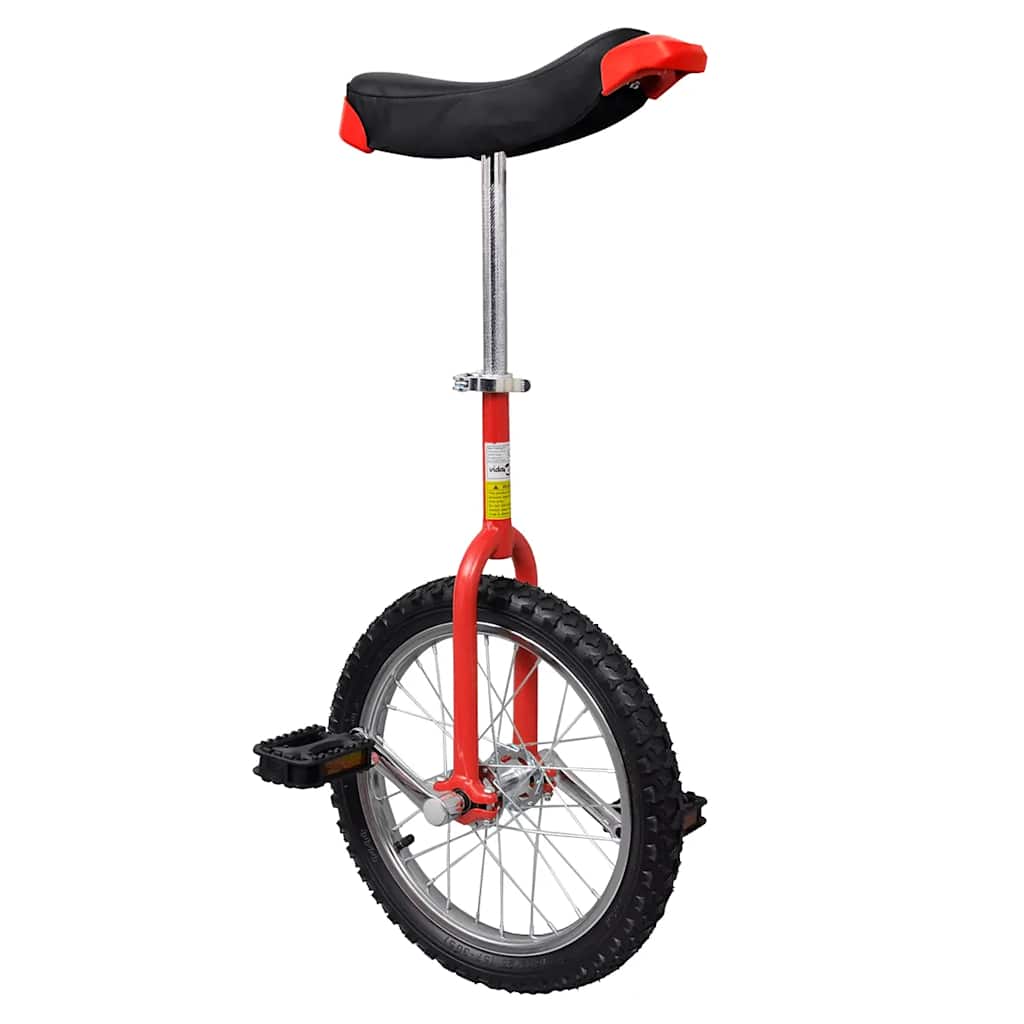Vidaxx justerbar unicykel 16 tommer rød