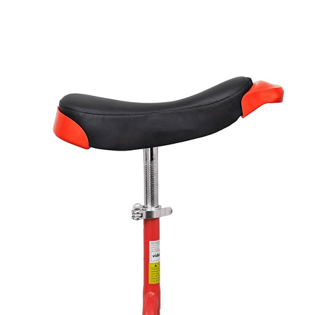 Vidaxl unicykel justerbar 20 tommer rød