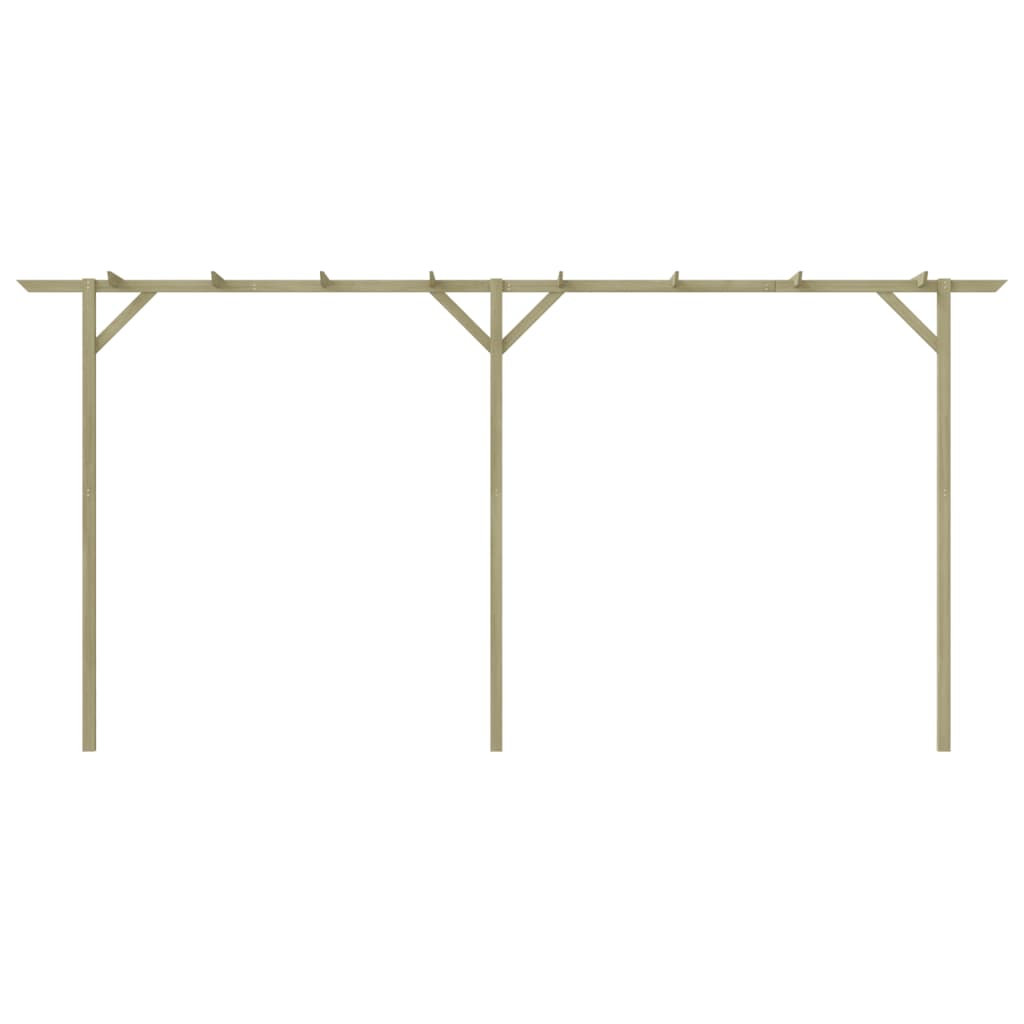Vidaxl Pergola 410x40x203 cm træ