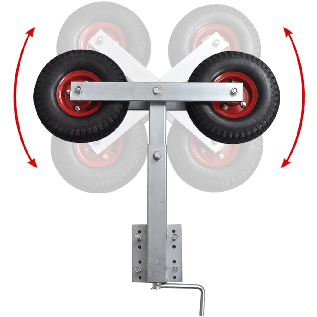 Vidaxl 2-delt bue support sæt til bådtrailer 59-84 cm