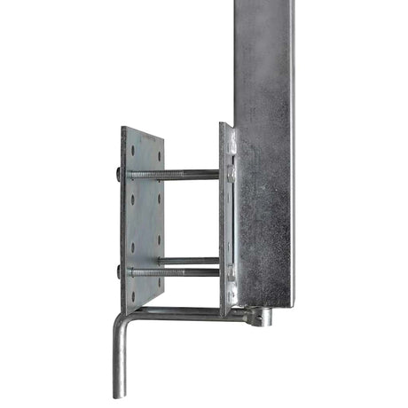 VidaXL stålrammestøtte til bådtraileren 63-88 cm (sæt med 2)