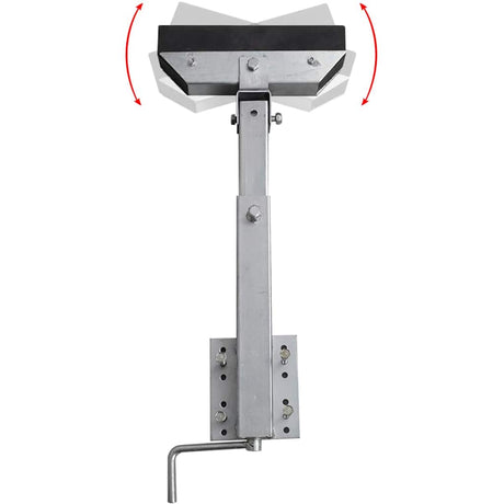 VidaXL stålrammestøtte til bådtraileren 63-88 cm (sæt med 2)