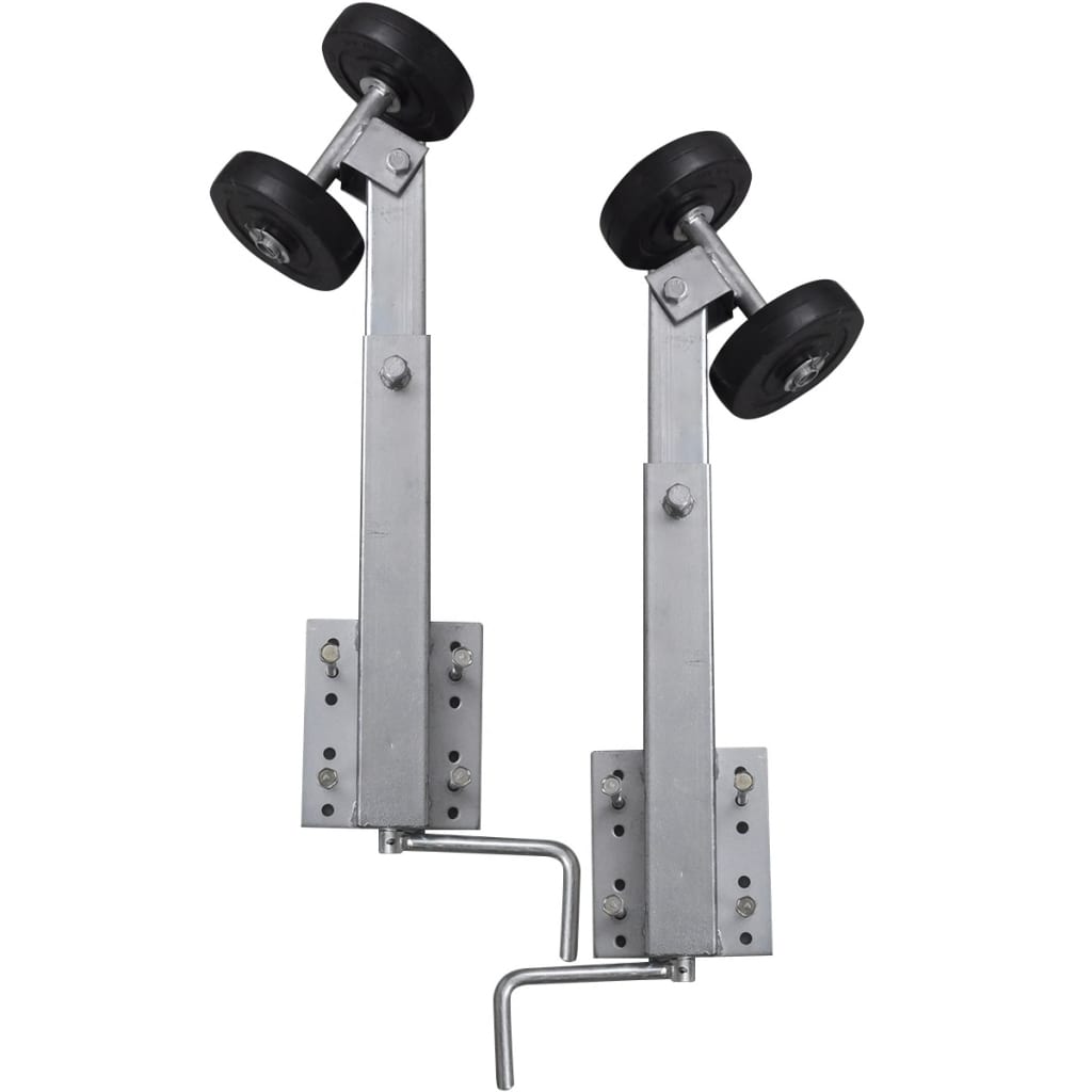 Vidaxl 2-delt rullebue Support Set til bådtrailer 59-84 cm