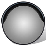 Vidaxl Traffic Mirror til udendørs 30 cm pc plast sort sort