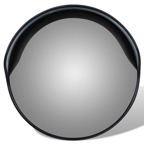 Vidaxl Traffic Mirror til udendørs 30 cm pc plast sort sort