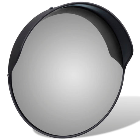 Vidaxl Traffic Mirror til udendørs 30 cm pc plast sort sort