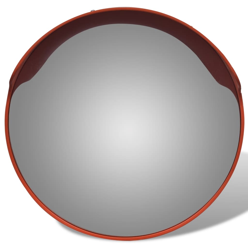 Vidaxl Traffic Mirror til udenfor 45 cm pc plast orange