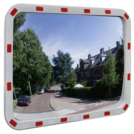 Vidaxl Traffic Mirror Rectangular med reflektorer 60x80 cm