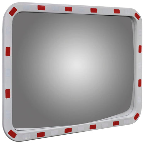 Vidaxl Traffic Mirror Rectangular med reflektorer 60x80 cm