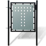 VidaXL sort enkeltdør 100x100 cm