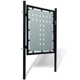 VidaXL sort enkeltdør 100x100 cm