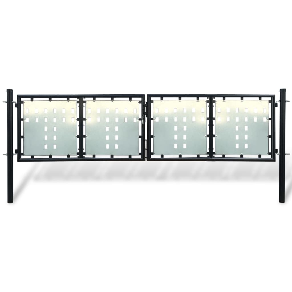 Vidaxl Port kun 300x125 cm sort