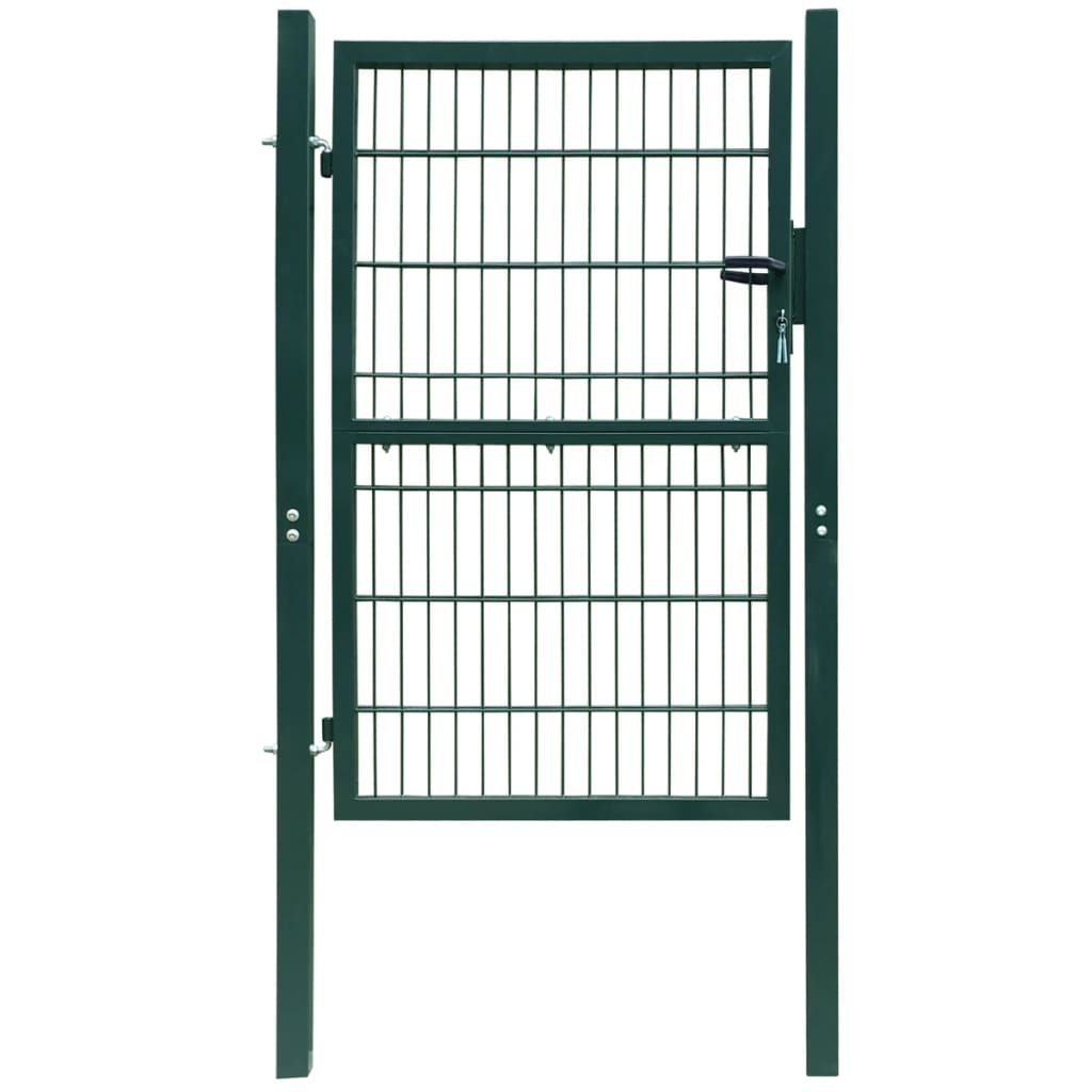 Vidaxl Poort Double Rod Bold (ankel) 106x190 cm grøn