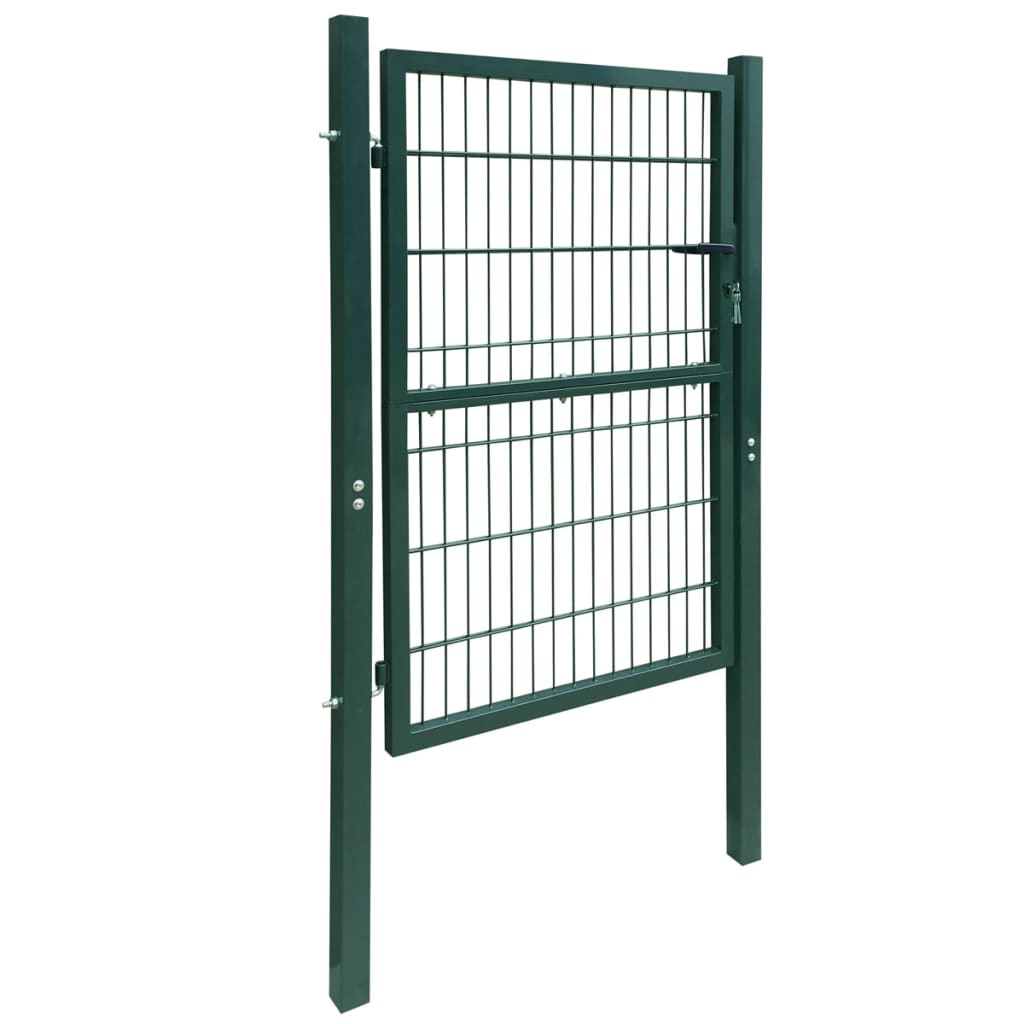 Vidaxl Poort Double Rod Bold (ankel) 106x190 cm grøn