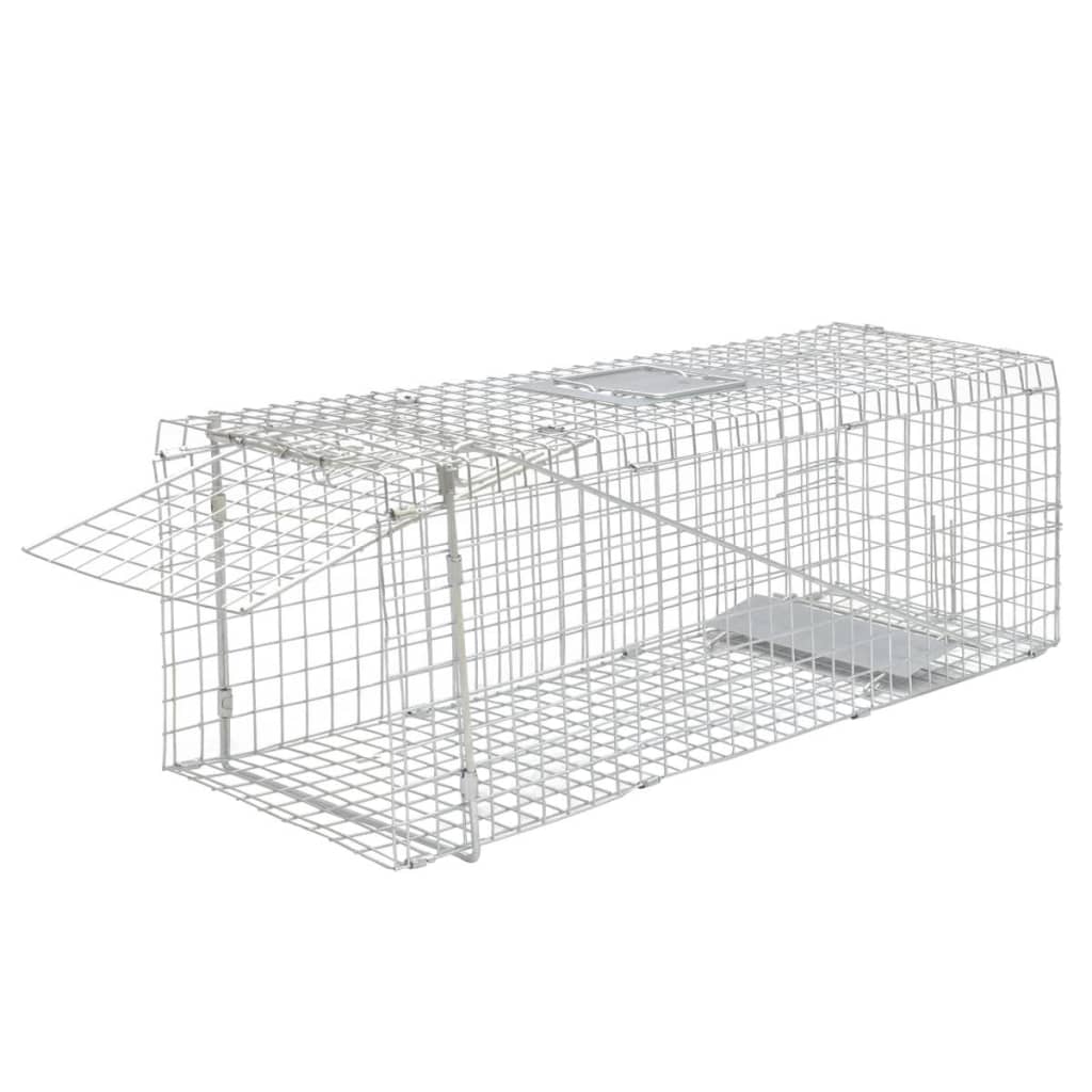Vidaxl levende fælde galvaniseret 80 cm
