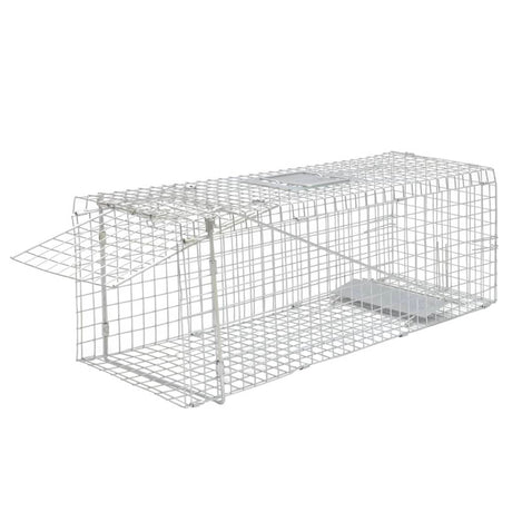 Vidaxl levende fælde galvaniseret 80 cm